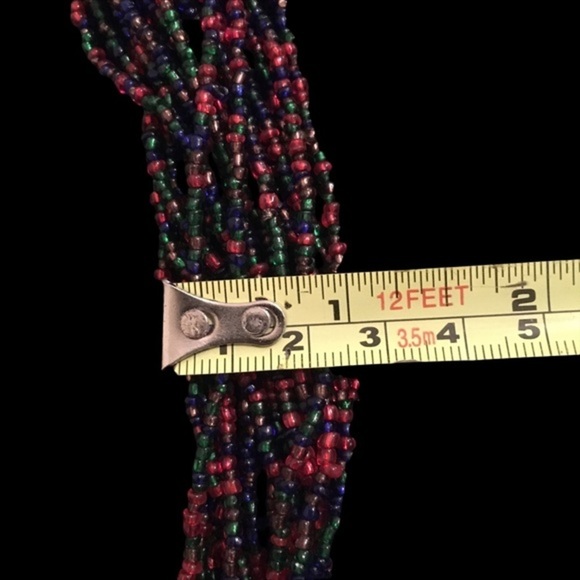 Vintage Colorful Beaded Necklace - Picture 6 of 6